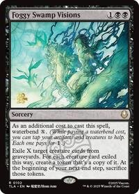 Foggy Swamp Visions, Prerelease Cards