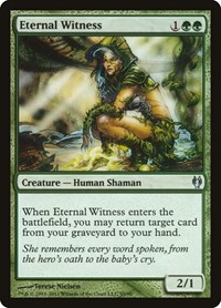 Eternal Witness, Duel Decks: Izzet vs. Golgari