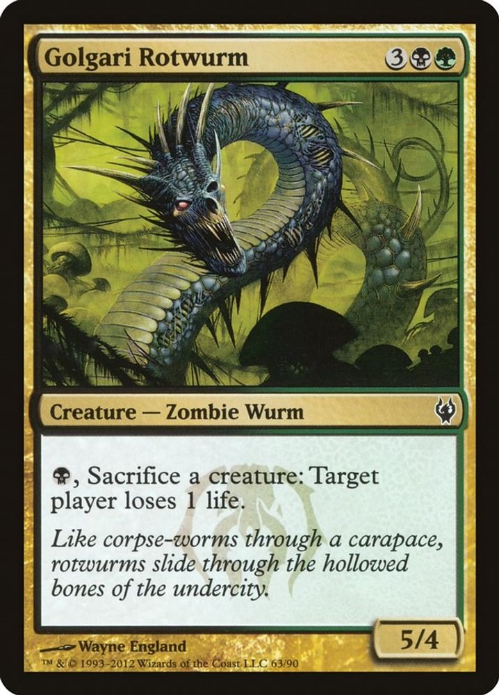 Golgari Rotwurm