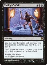 Twilight's Call, Duel Decks: Izzet vs. Golgari