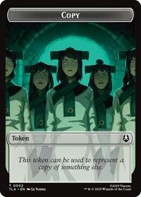 Copy (0002) // Soldier (0011) Double-Sided Token, Avatar: The Last Airbender