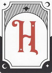 Letter Card - H, Secret Lair Countdown Kit