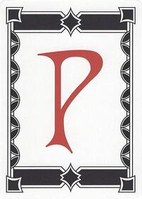 Letter Card - P, Secret Lair Countdown Kit