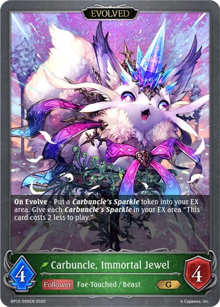 Carbuncle, Immortal Jewel (Evolved), Standard, front