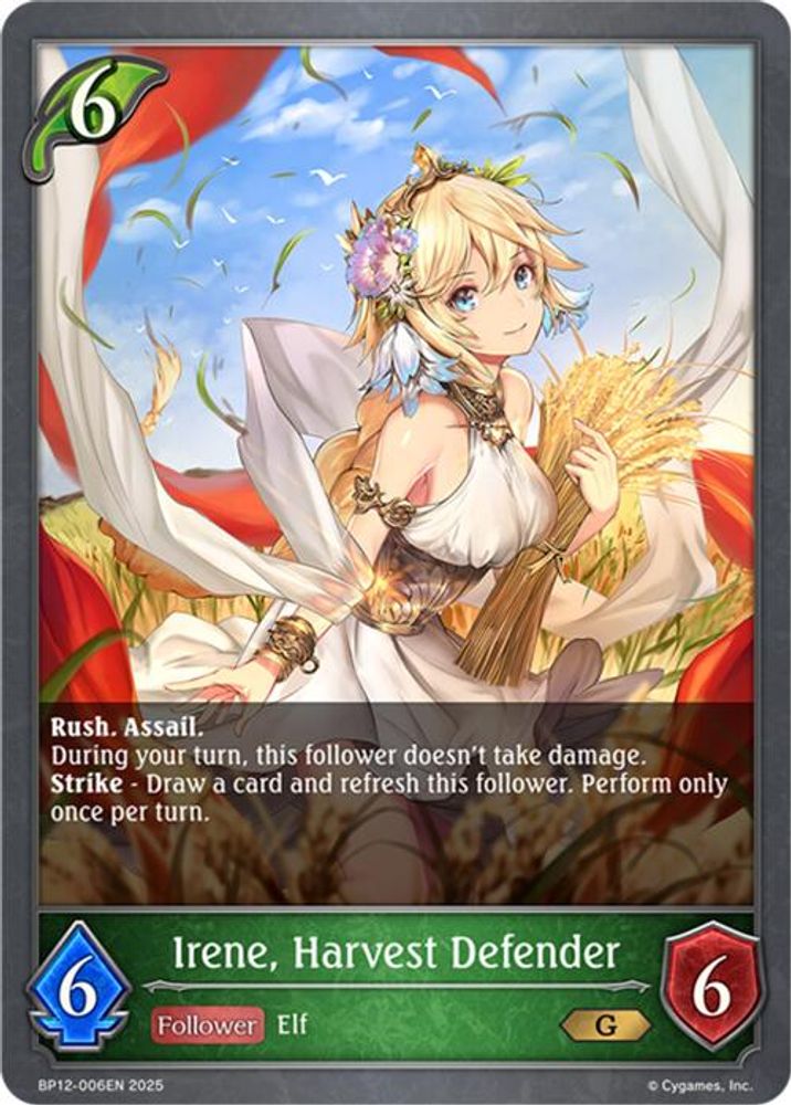 Irene, Harvest Defender, Standard, front