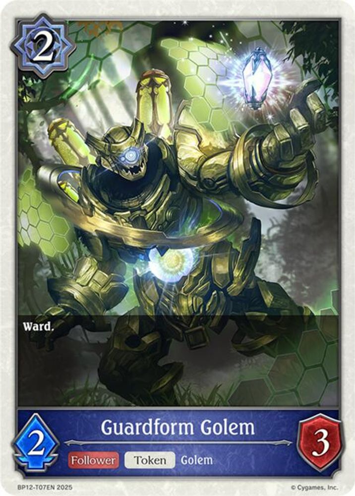 Guardform Golem, Standard, front