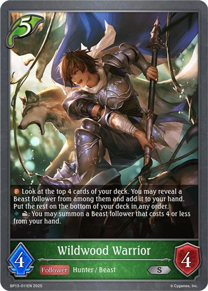 Wildwood Warrior, Standard, front