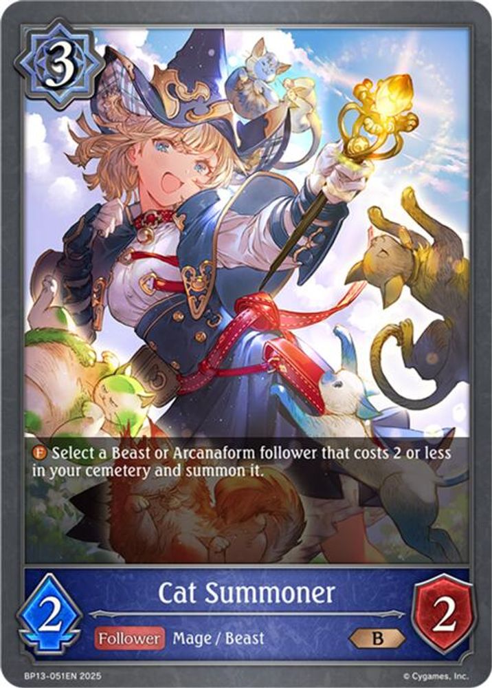 Cat Summoner, Standard, front