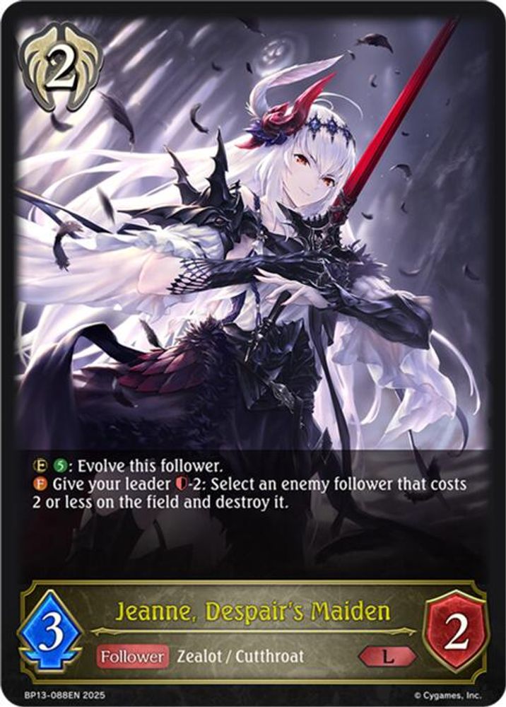 Jeanne, Despair's Maiden, Standard, front