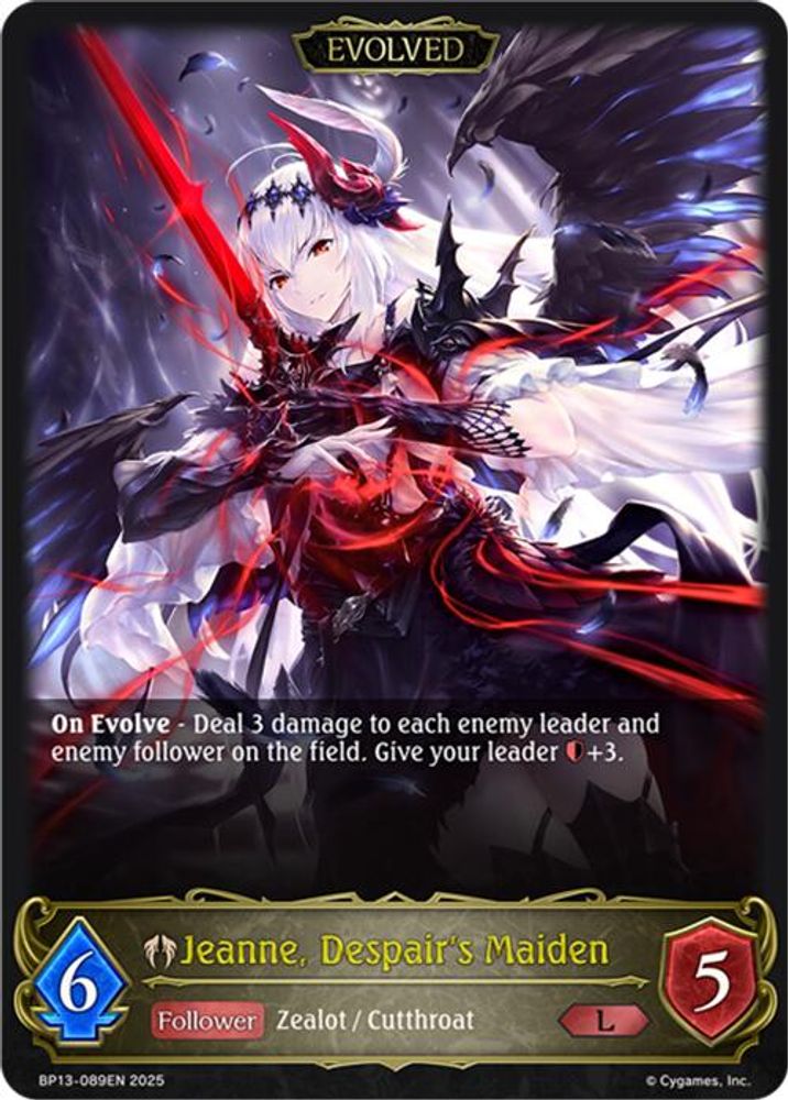 Jeanne, Despair's Maiden (Evolved), Standard, front