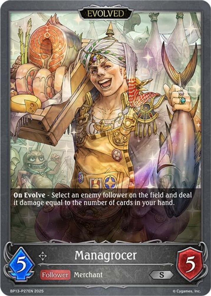 Managrocer (Evolved) - P27 (Foil), Standard, front