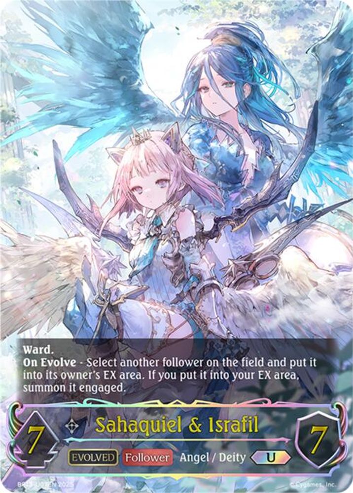 Sahaquiel & Israfil (Evolved) (U), Standard, front