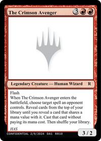 The Crimson Avenger, Un-Known Event Playtest Cards