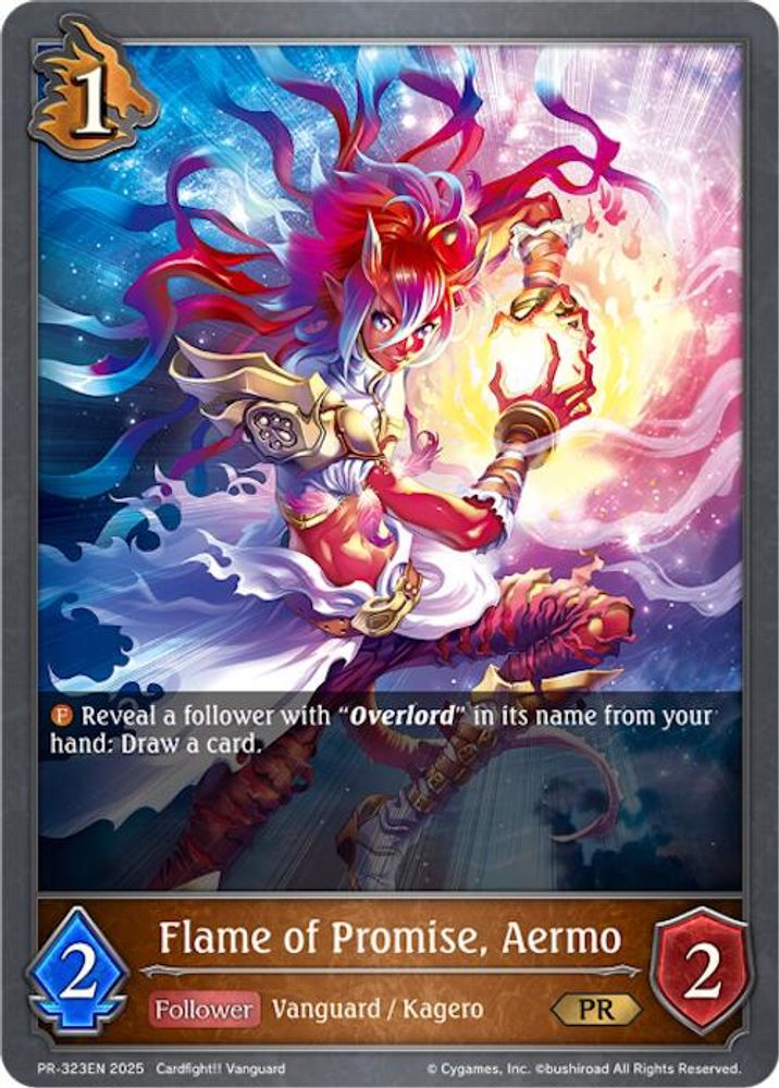 Flame of Promise, Aermo - PR-323, Standard, front