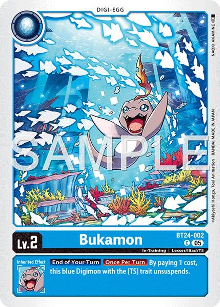 Bukamon, Standard, front
