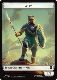 Ally (0005) // Soldier (0002) Double-Sided Token, Avatar: The Last Airbender