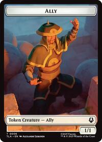 Ally (0006) // Soldier (0002) Double-Sided Token, Avatar: The Last Airbender
