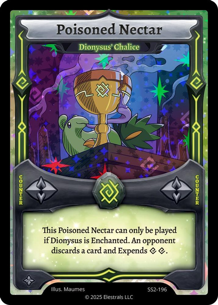 Poisoned Nectar - Dionysus' Chalice, Holo, front