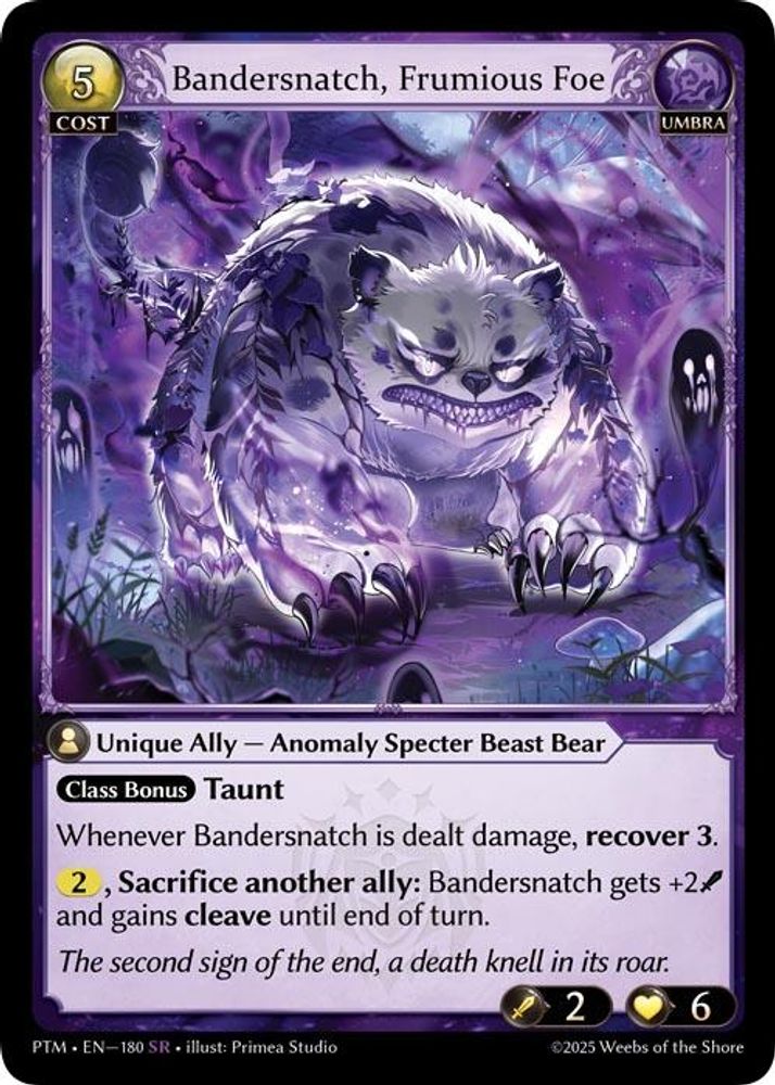 Bandersnatch, Frumious Foe, Standard, front