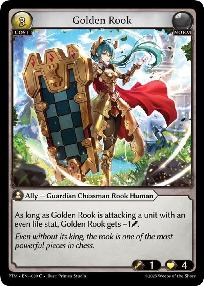 Golden Rook, Standard, front