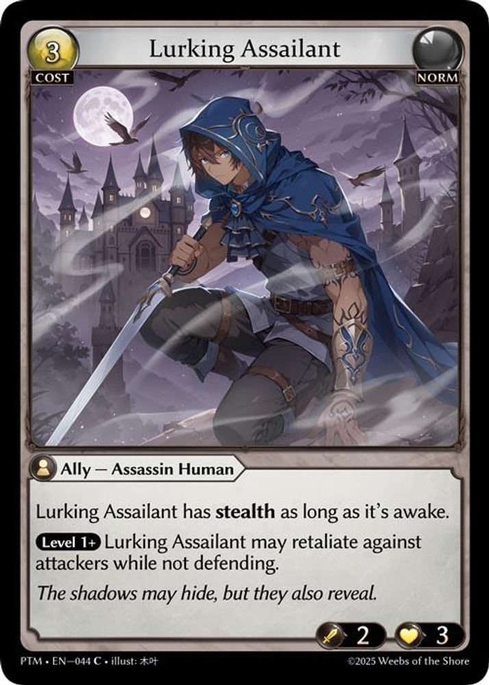 Lurking Assailant, Standard, front