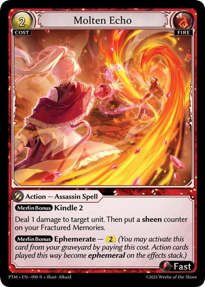 Molten Echo, Standard, front