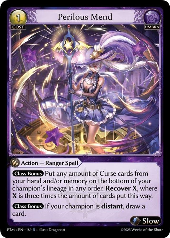 Perilous Mend, Standard, front