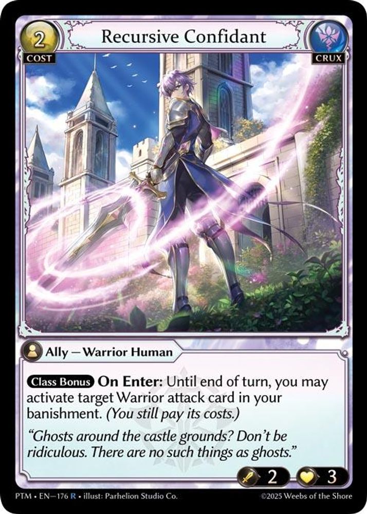 Recursive Confidant, Standard, front