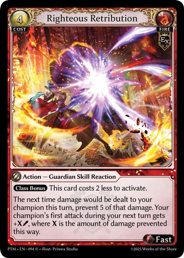 Righteous Retribution, Standard, front