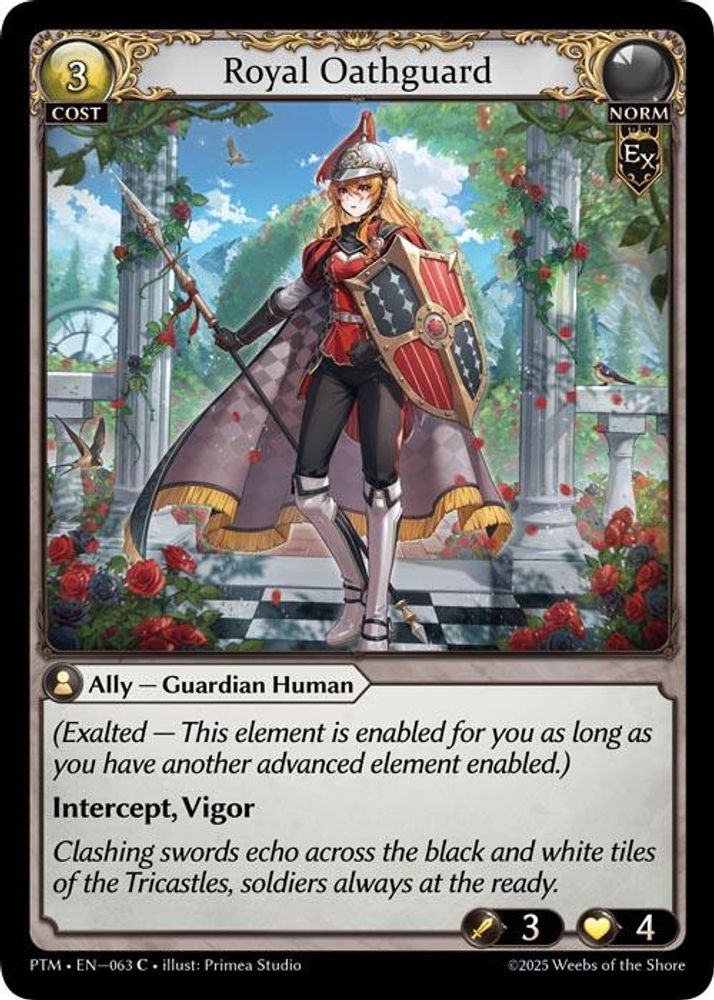 Royal Oathguard, Standard, front