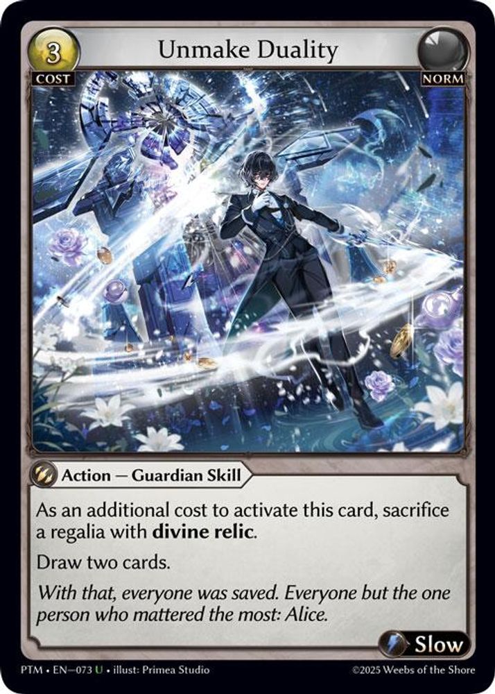 Unmake Duality, Standard, front