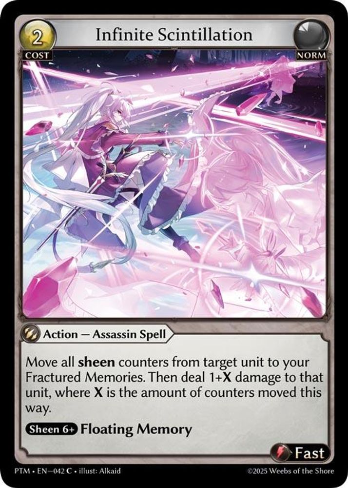 Infinite Scintillation (Curio Foil), Standard, front