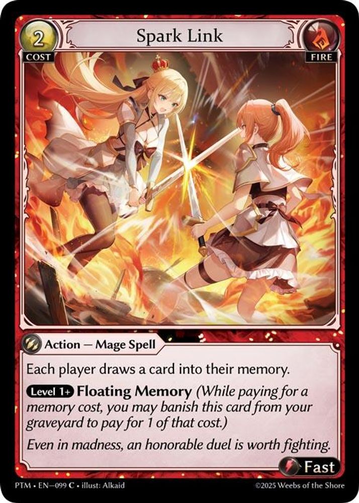 Spark Link (Curio Foil), Standard, front