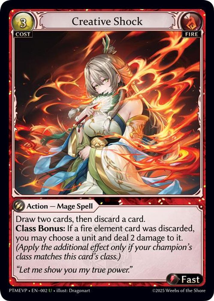Creative Shock, Standard, front