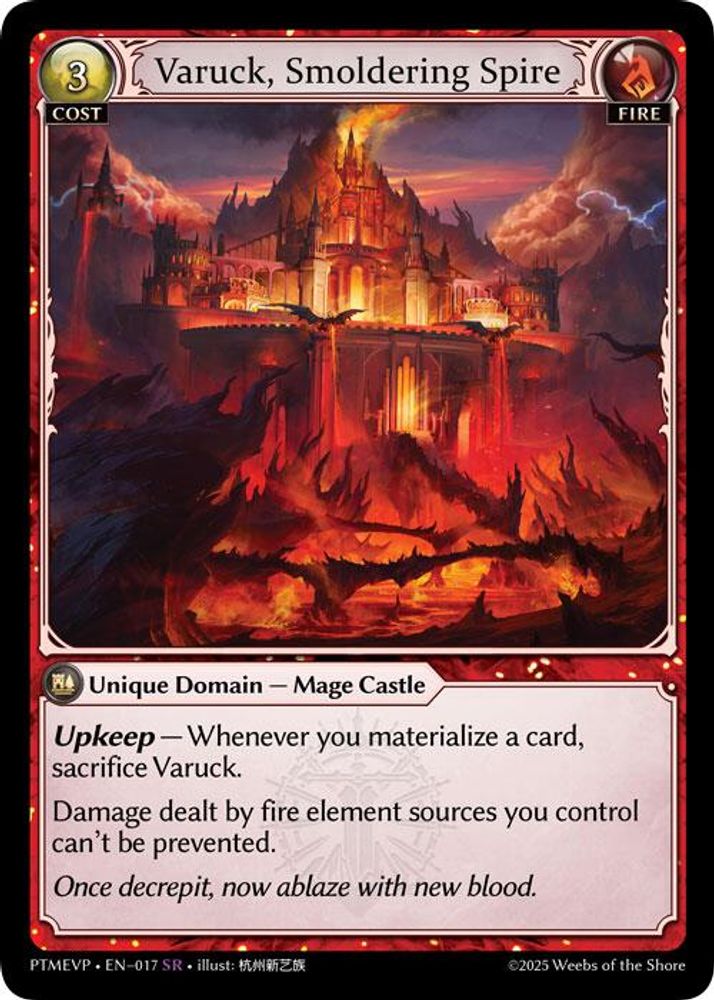 Varuck, Smoldering Spire, Standard, front