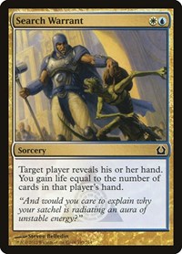 Search Warrant, Return to Ravnica