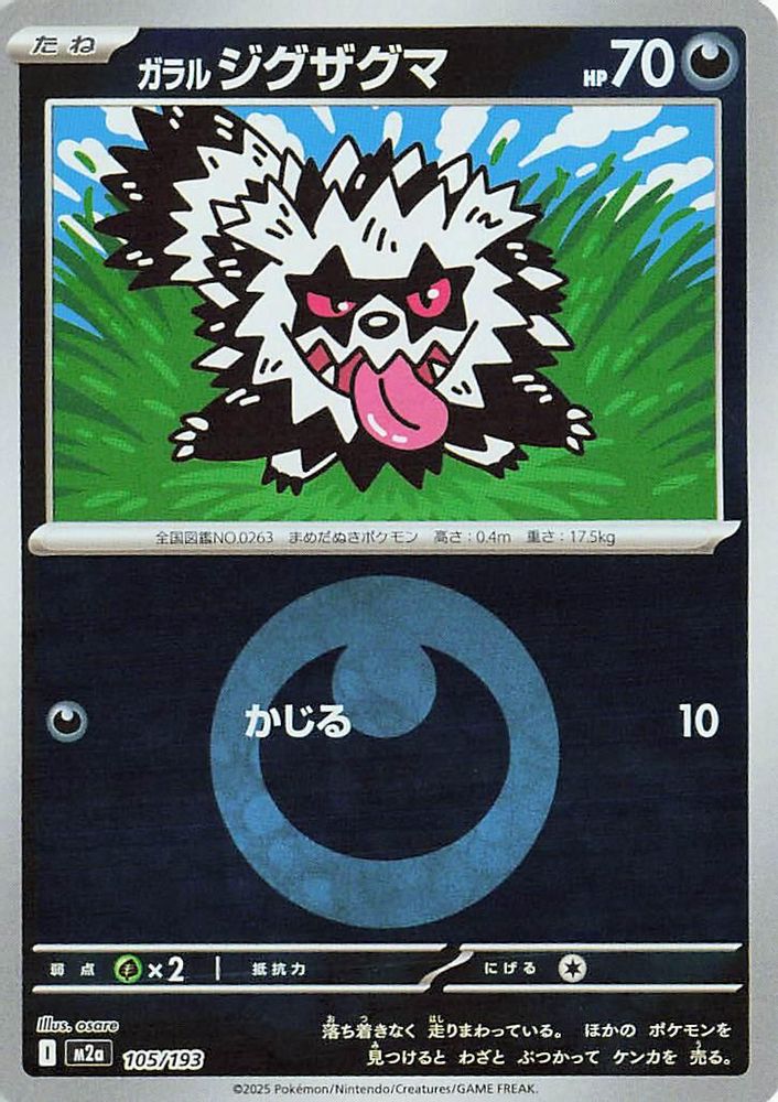 Galarian Zigzagoon (Energy Symbol Pattern)