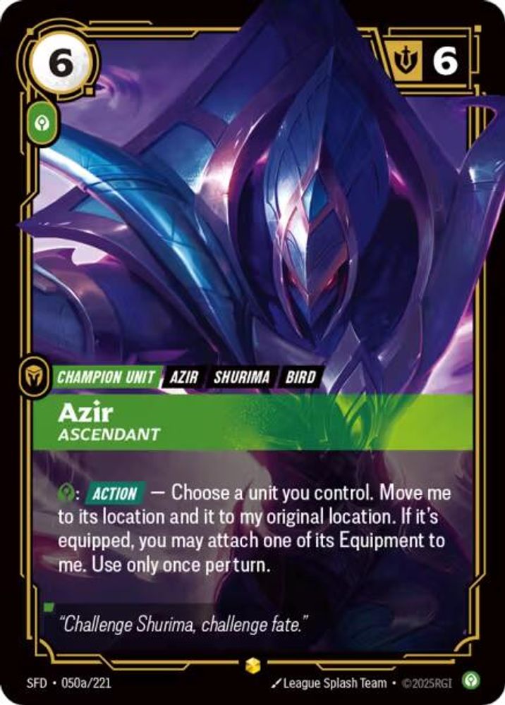 Azir, Ascendant (Alternate Art)