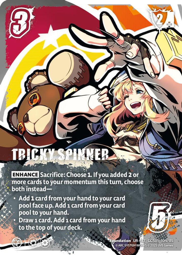TRICKY SPINNER (Alternate Art), Foil, front