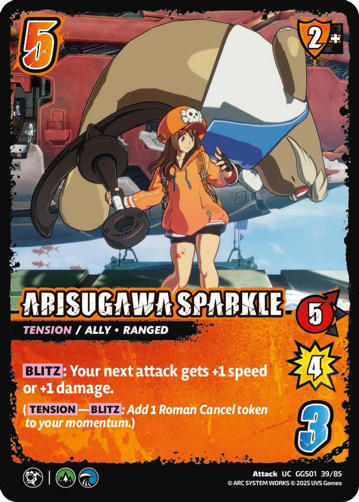 ARISUGAWA SPARKLE, Standard, front