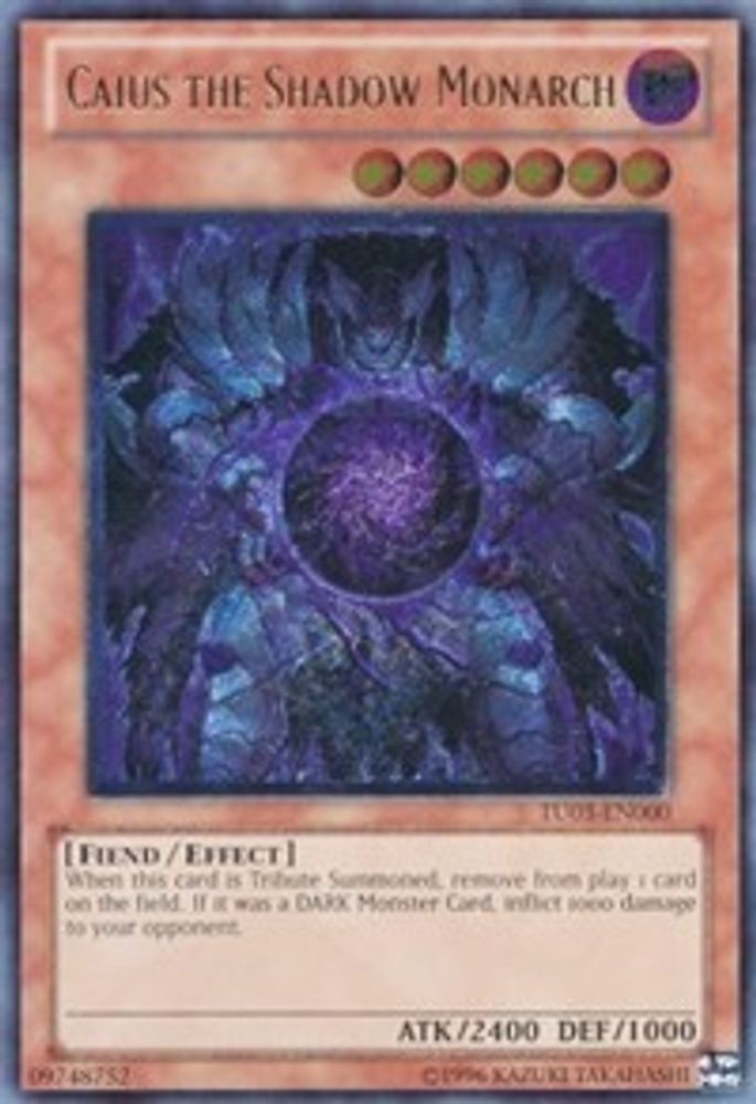 Caius the Shadow Monarch (UTR), Unlimited, front