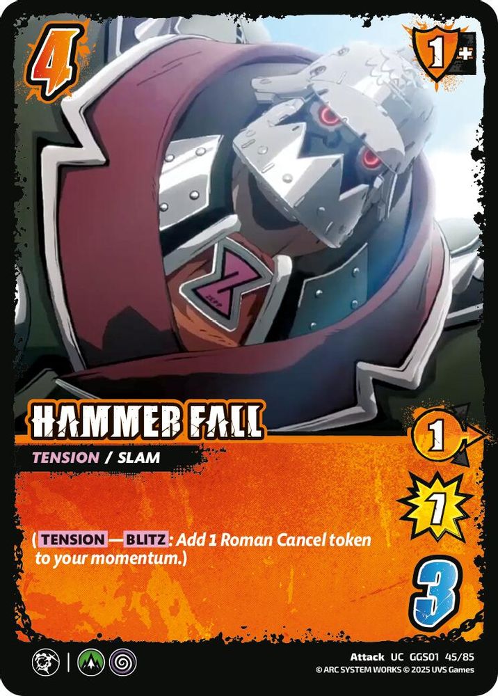 HAMMER FALL, Standard, front