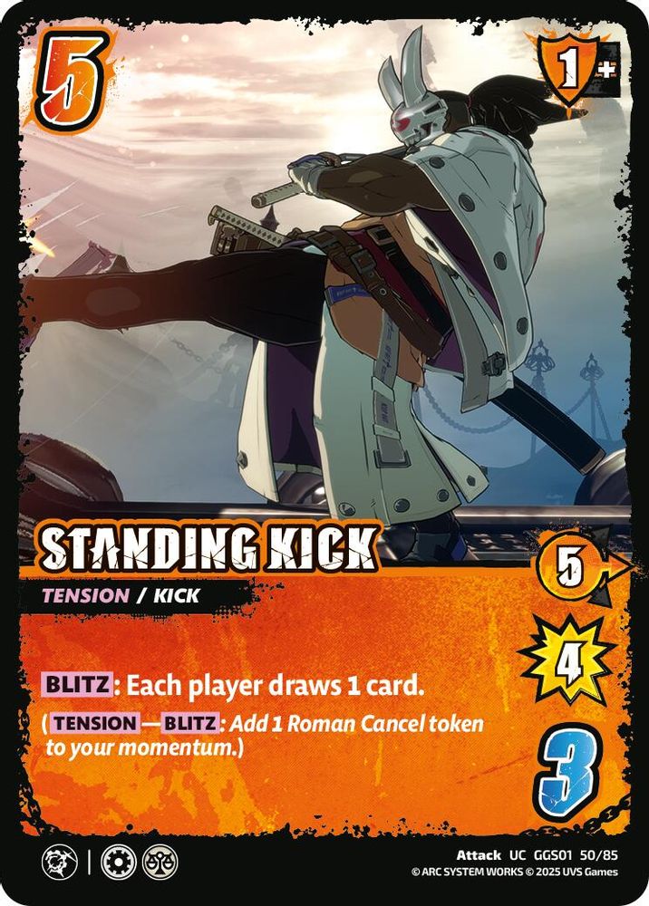STANDING KICK, Standard, front