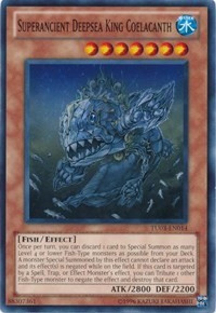 Superancient Deepsea King Coelacanth, Unlimited, front