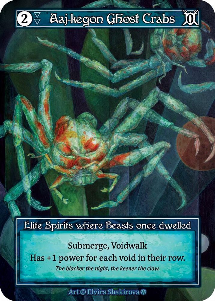 Aaj-kegon Ghost Crabs (Foil), Foil, front