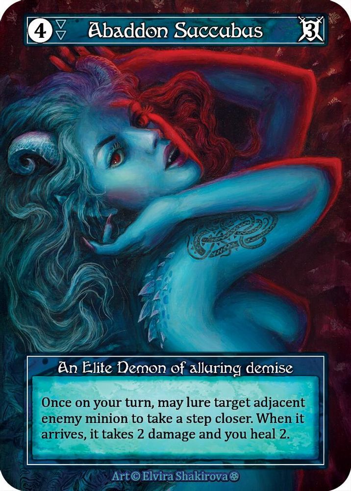 Abaddon Succubus (Foil), Foil, front