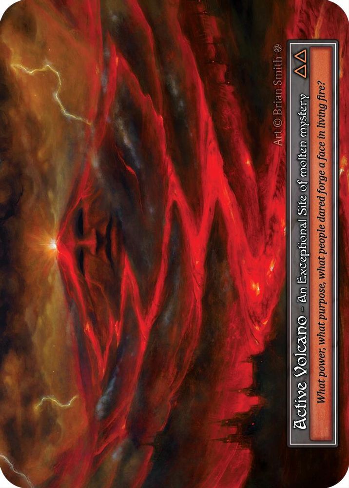 Active Volcano (Foil), Foil, front