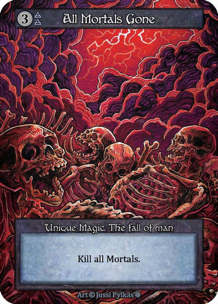All Mortals Gone, Standard, front