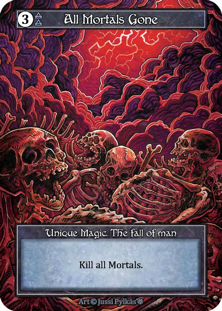 All Mortals Gone (Foil), Foil, front