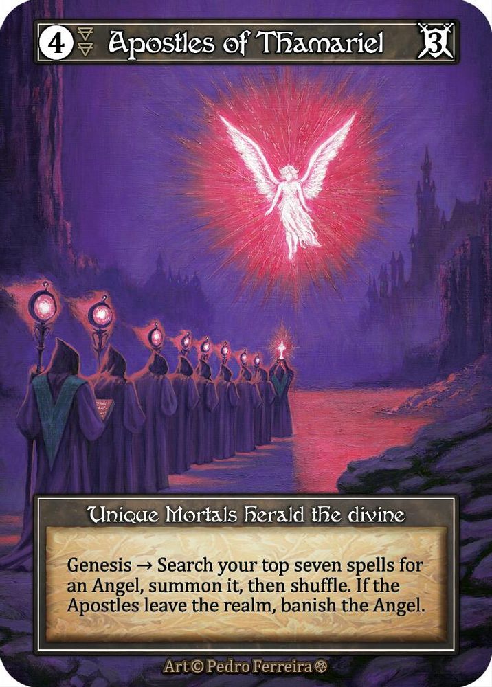 Apostles of Thamariel (Foil), Foil, front